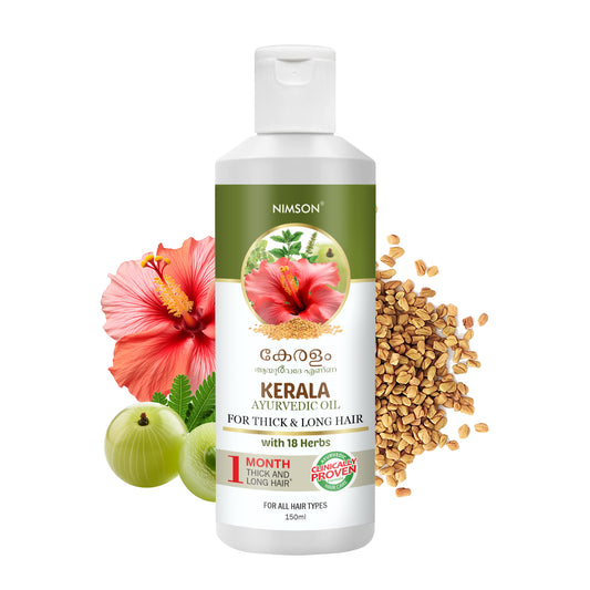 Kerala Ayurvedic Hair Oil – Boosts Growth & Revitalizes Hair