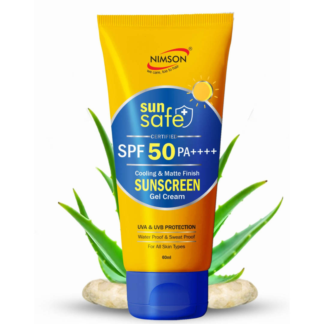 Sunscreen Gel Cream SPF 50 - UV Protection, Sweatproof, Waterproof