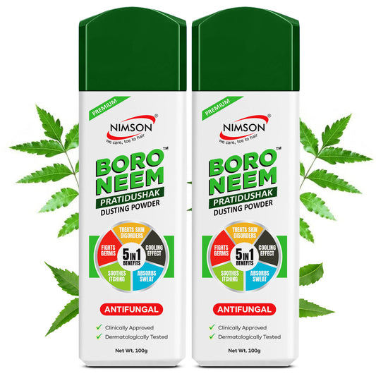 Boro Neem Premium Anti Fungal Dusting Powder - Pack of 2