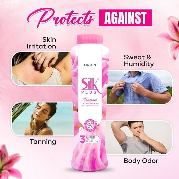 Silk Plus Talcum Powder