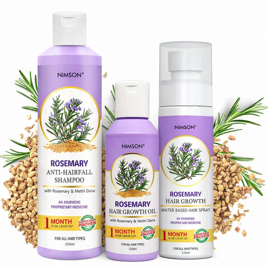 Rosemary Hair Oil, Shampoo & Hair Growth Spray