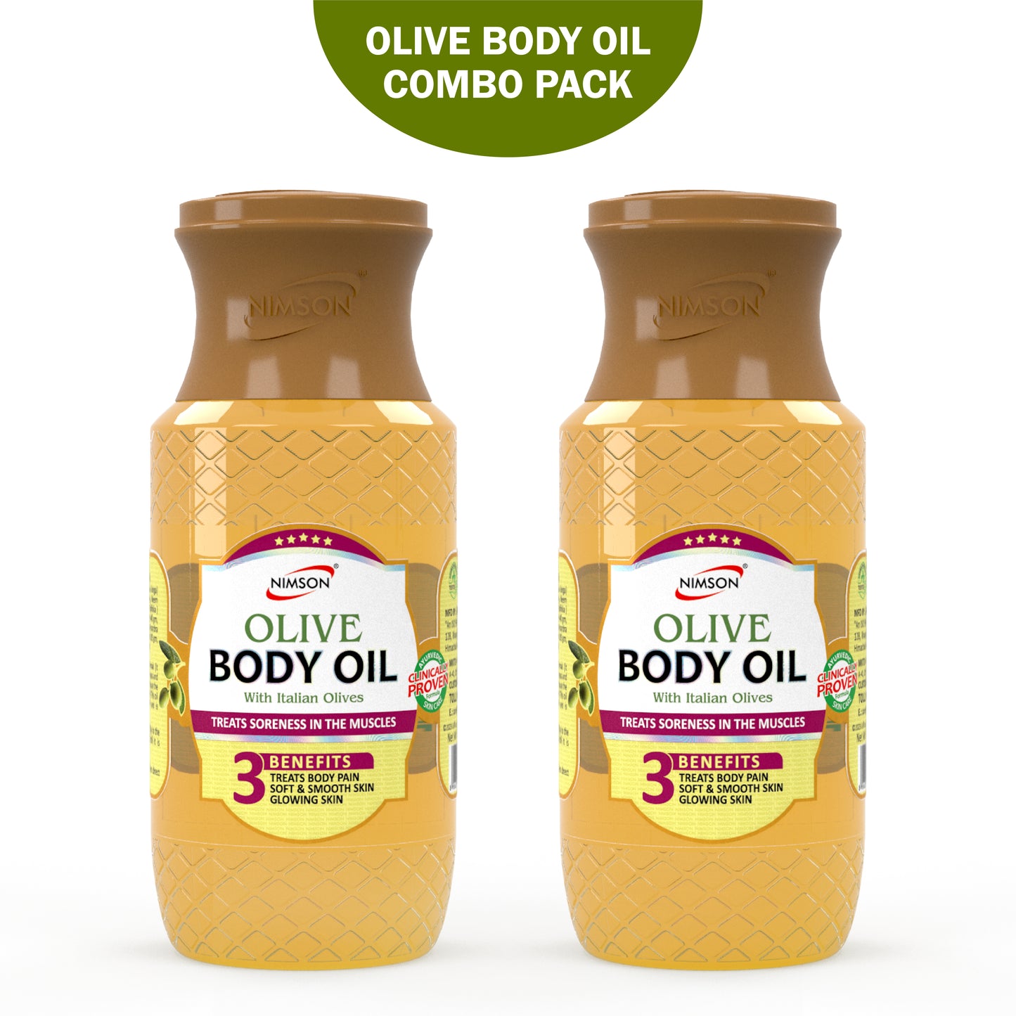 Body Olive Oil for Relieving Body Pain and Muscle Soreness