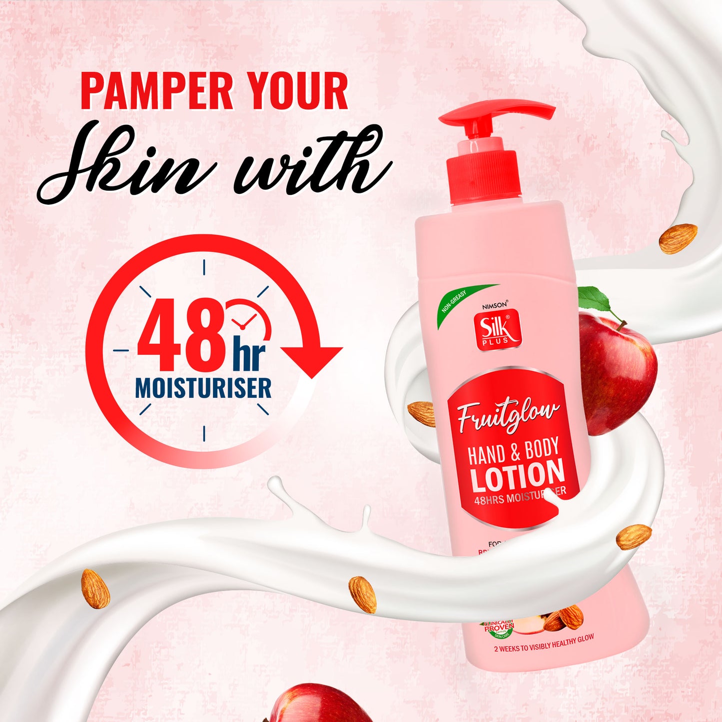 Fruit Glow Hand & Body Lotion 48 Hrs Moisturiser