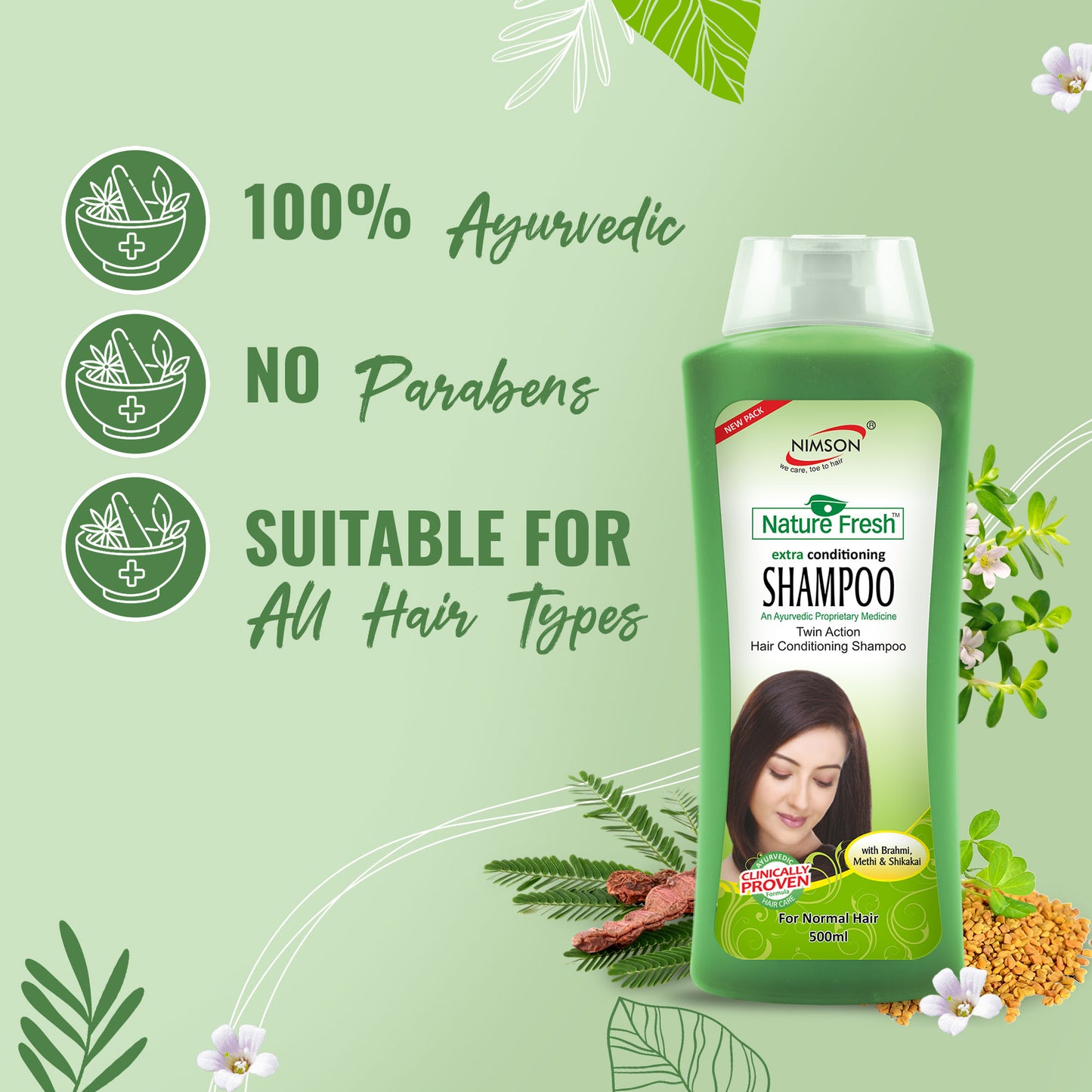 Nature Fresh Shampoo: Revitalizing Care for Soft, Refreshing Hair