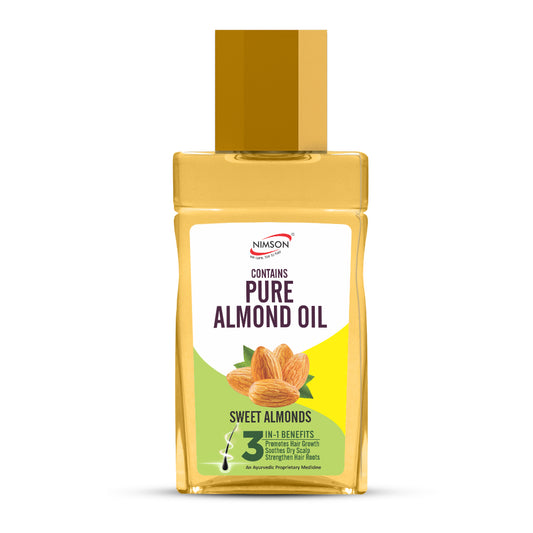 Almond Hair Oil – Nourishes & Strengthens Hair