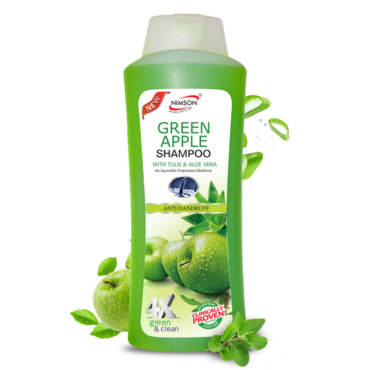 Green Apple Shampoo: Deep Cleansing & Freshness for Lustrous Hair