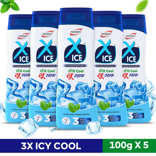 XICE Talcum Powder - Pack of 5