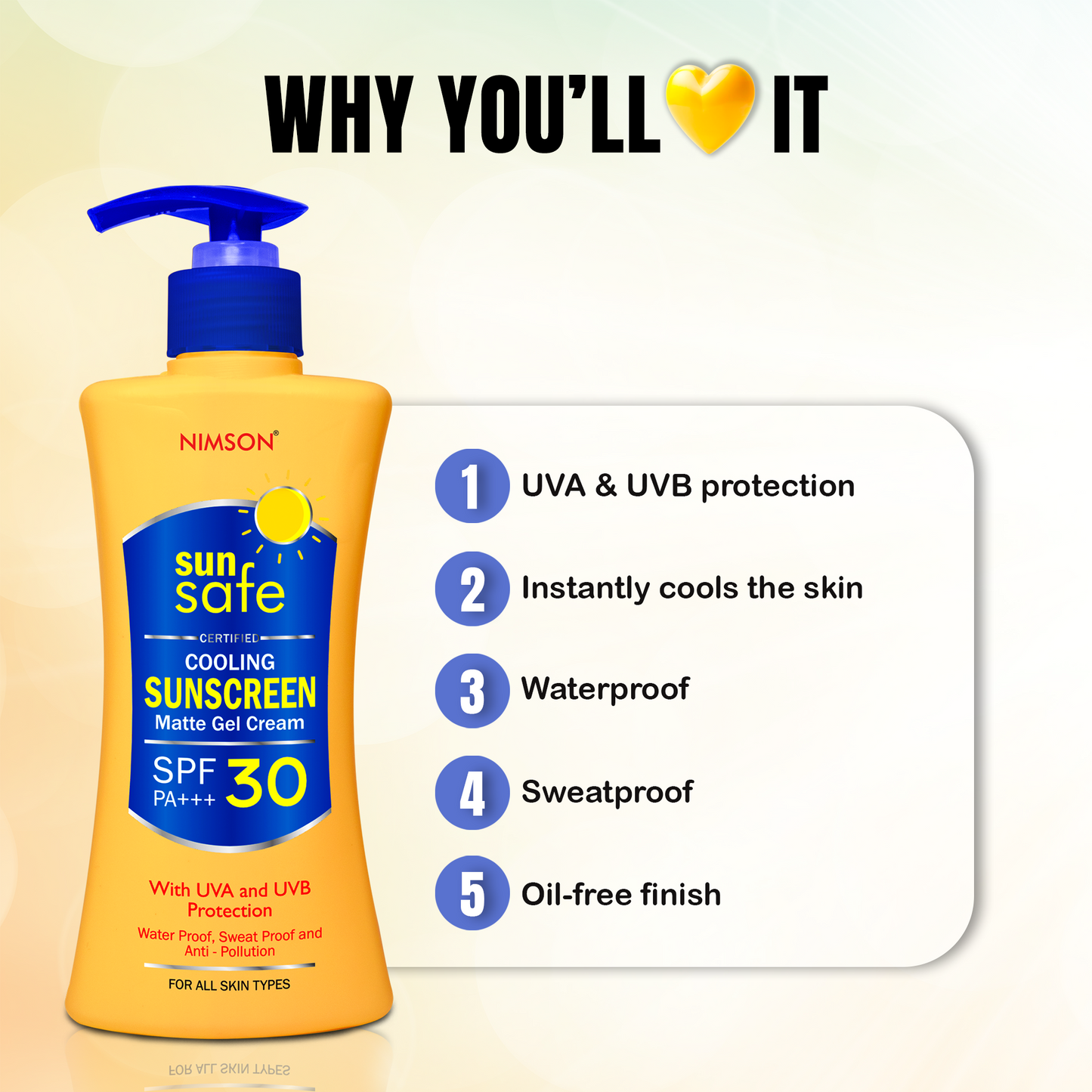Sunscreen Gel Cream SPF 30 PA+++