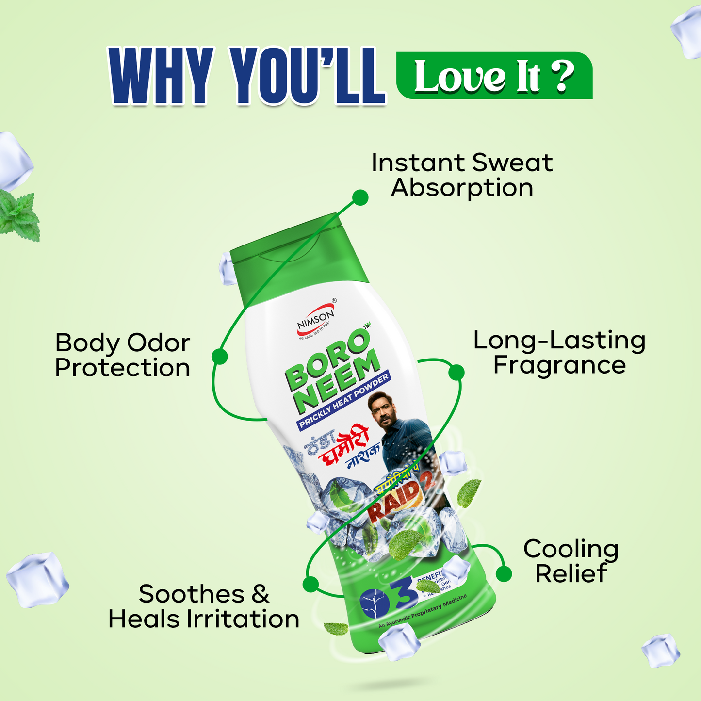 Boro Neem Talcum Powder