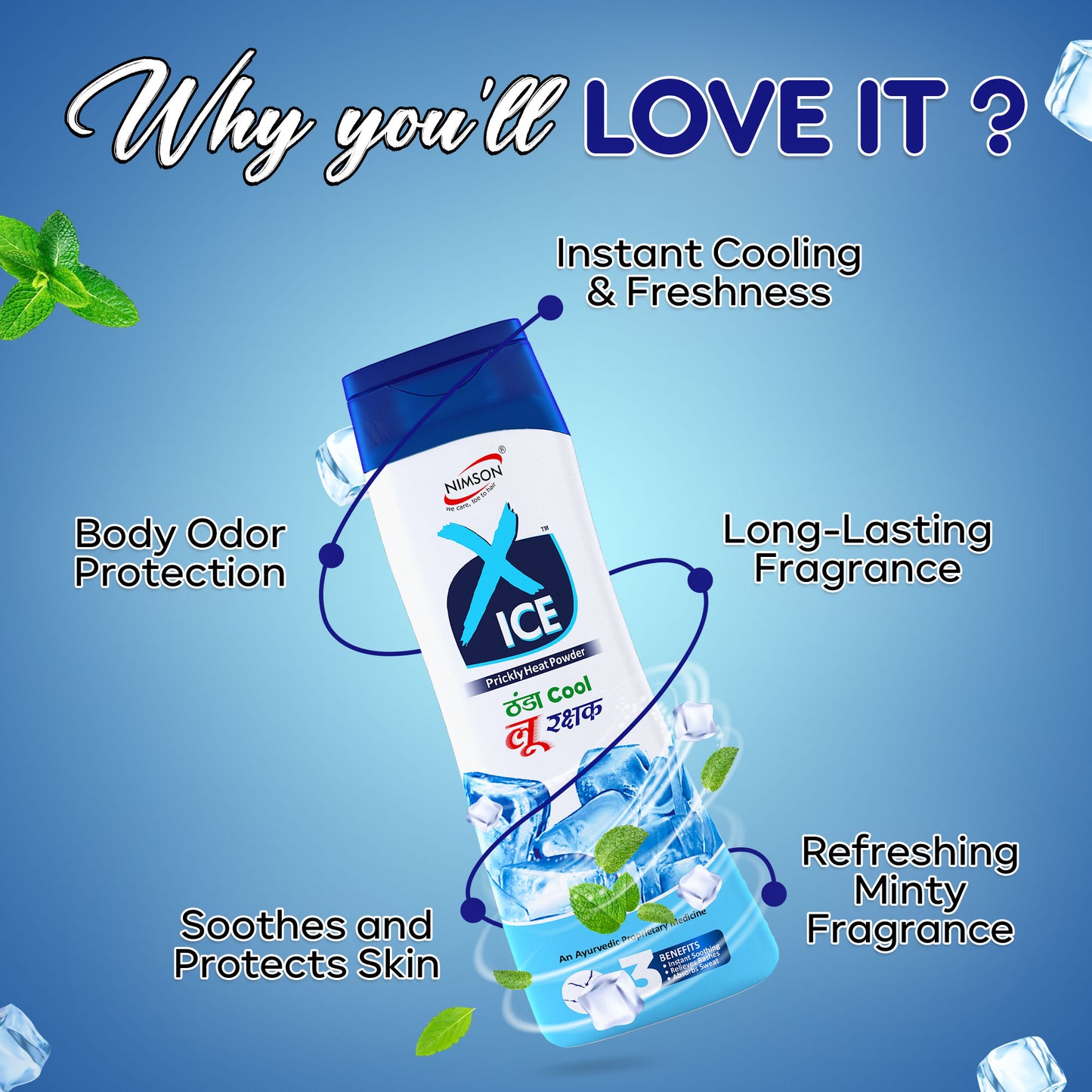 Boro Neem (300 gm) & XICE Talcum Powder (100 gm)