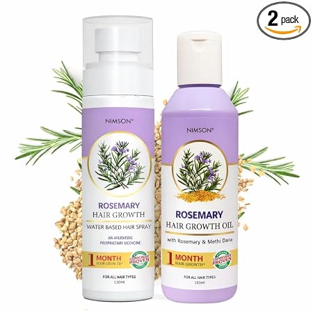 Rosemary Hair Growth Oil &  Anti -Hairfall Shampoo