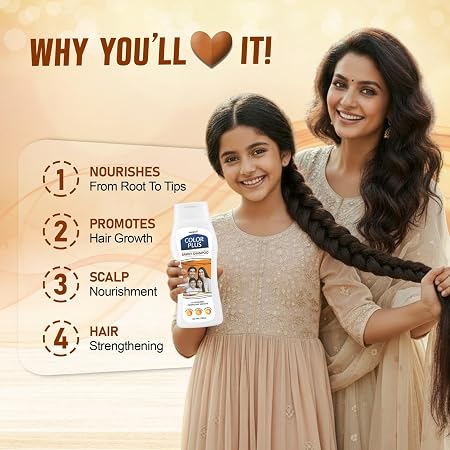 Color Plus Family Shampoo – For Anti -Hairfall & Anti -Dandruff