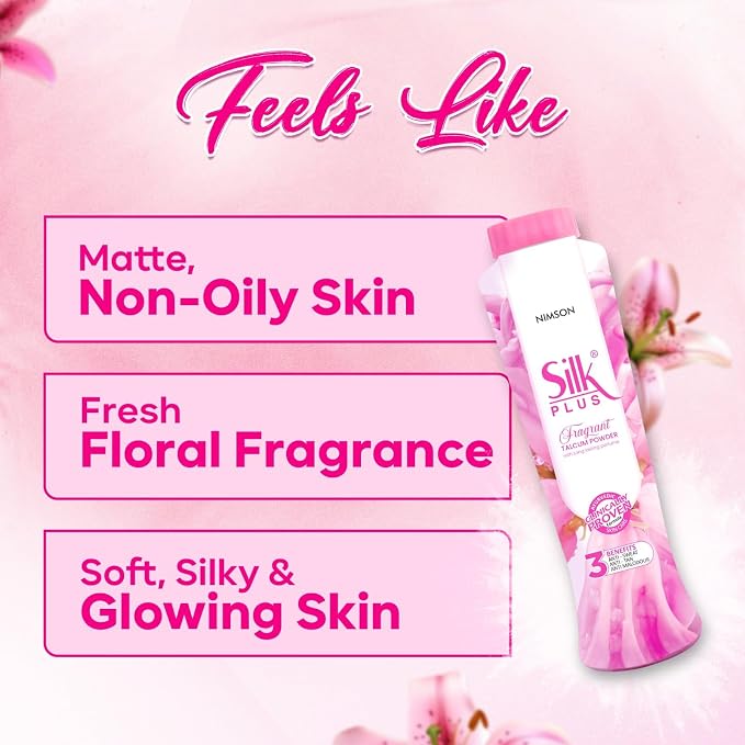Silk Plus Talcum Powder