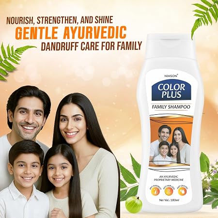 Color Plus Family Shampoo – For Anti -Hairfall & Anti -Dandruff