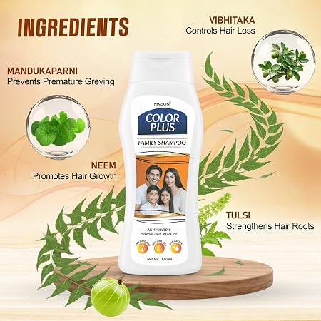 Color Plus Family Shampoo – For Anti -Hairfall & Anti -Dandruff