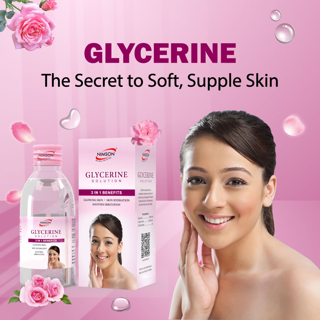 Glycerine Solution for Skin Hydration and Glowing Skin