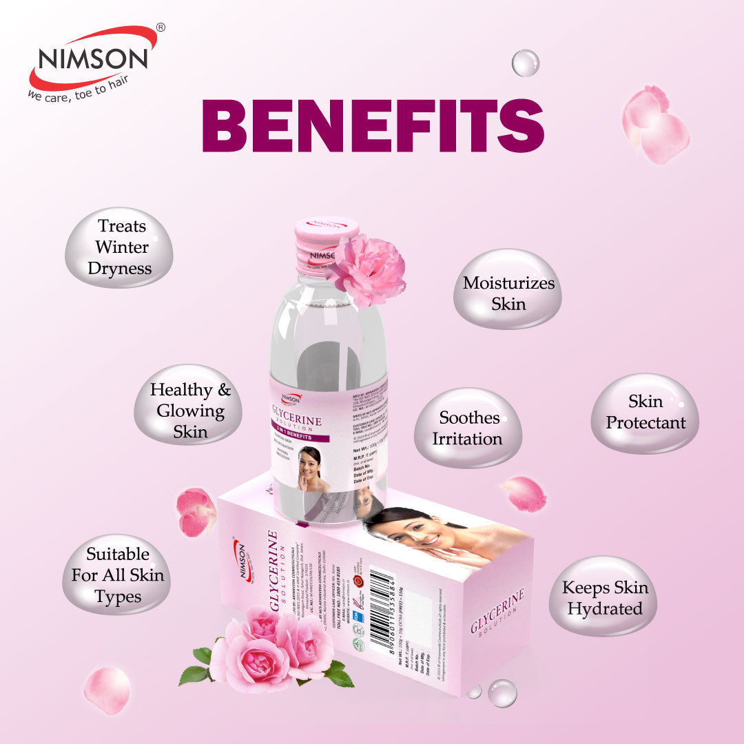 Glycerine Solution for Skin Hydration and Glowing Skin