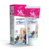 Silk Plus Tulip- Blueberry Hair Removal Cream For Sensitive Skin