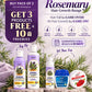 Nimson Rosemary Hair Care Combo – | Buy Pack of 2 Get 3 Free |  Rosemary Shampoo 250ml +  Rosemary Hair Growth Oil 150ml | Get Fruit Cream 50g + Petroleum Jelly 42ml + Rosemary Spray 110ml | For Men & Women