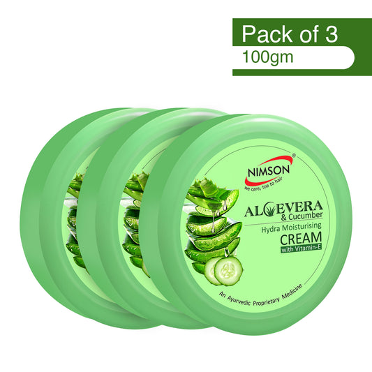 Aloevera & Cucumber Cream - Pack of 3